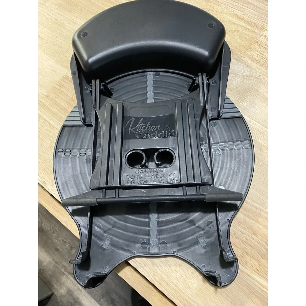 Set N Serve Kitchen Caddie, Adjustable Plate Holder with Detachable Spoon Rest